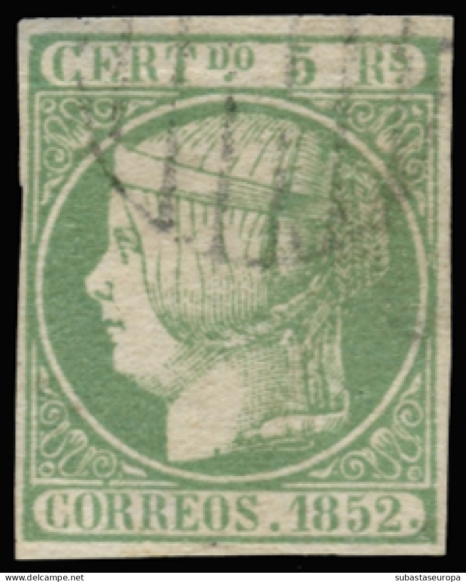 Ø 15. 5 Reales. Margen Izquierdo Justo. Cat. 110 €. - Oblitérés