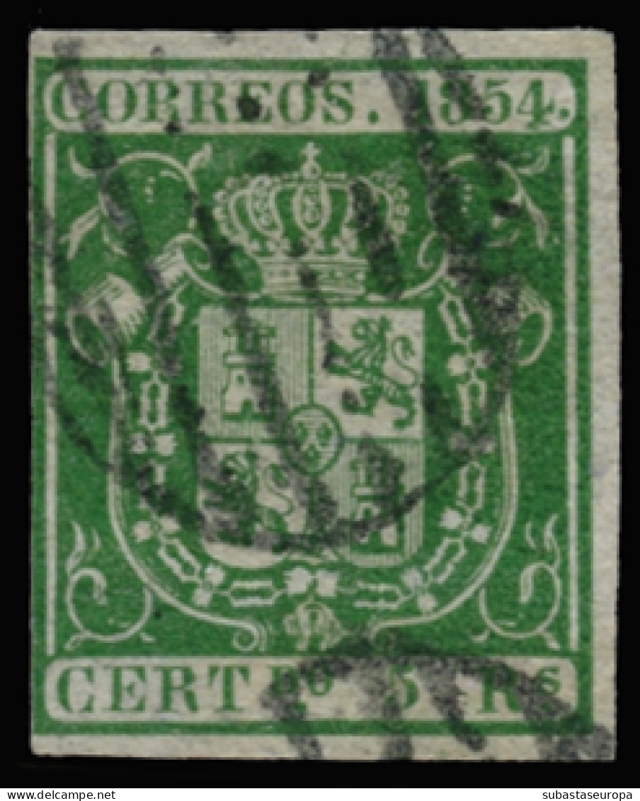 Ø 26. 5 Reales. Margen Izquierdo Justo. Cat. 90 €. - Oblitérés