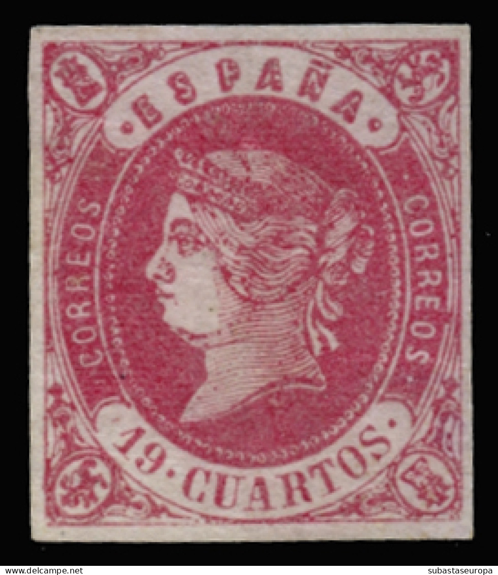 * 60. 19 Ctos. Precioso. Marquilla Roig. Cat. 330 €. - Unused Stamps