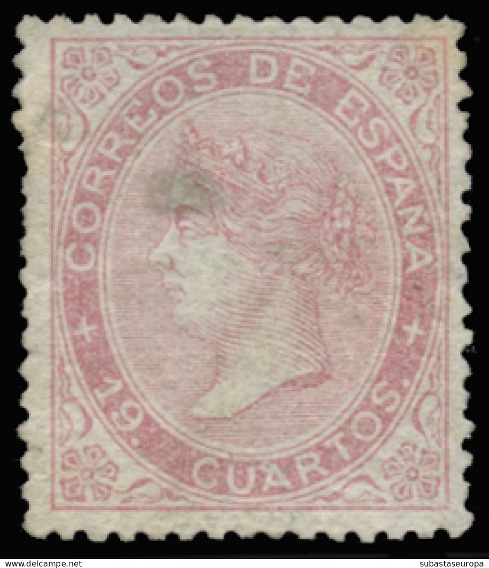 Ø 90. 19 Ctos. Matasellos Lavado. Se Aprecia Ligero Borrón. Bien Centrado Pero Dentado Izquierdo Retocado. Examinar. Cat - Used Stamps