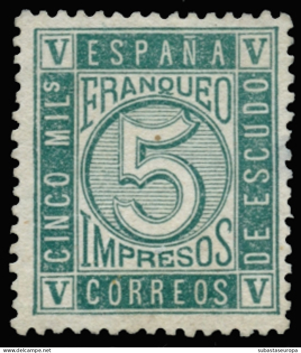 * 93. 5 Mil. Muy Bien Centrado. Cat. 75 €. - Unused Stamps