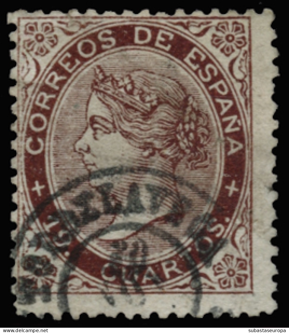 Ø 101. 19 Ctos. Centraje De La Emisión. Marquilla Roig. Cat. 450 €. - Used Stamps