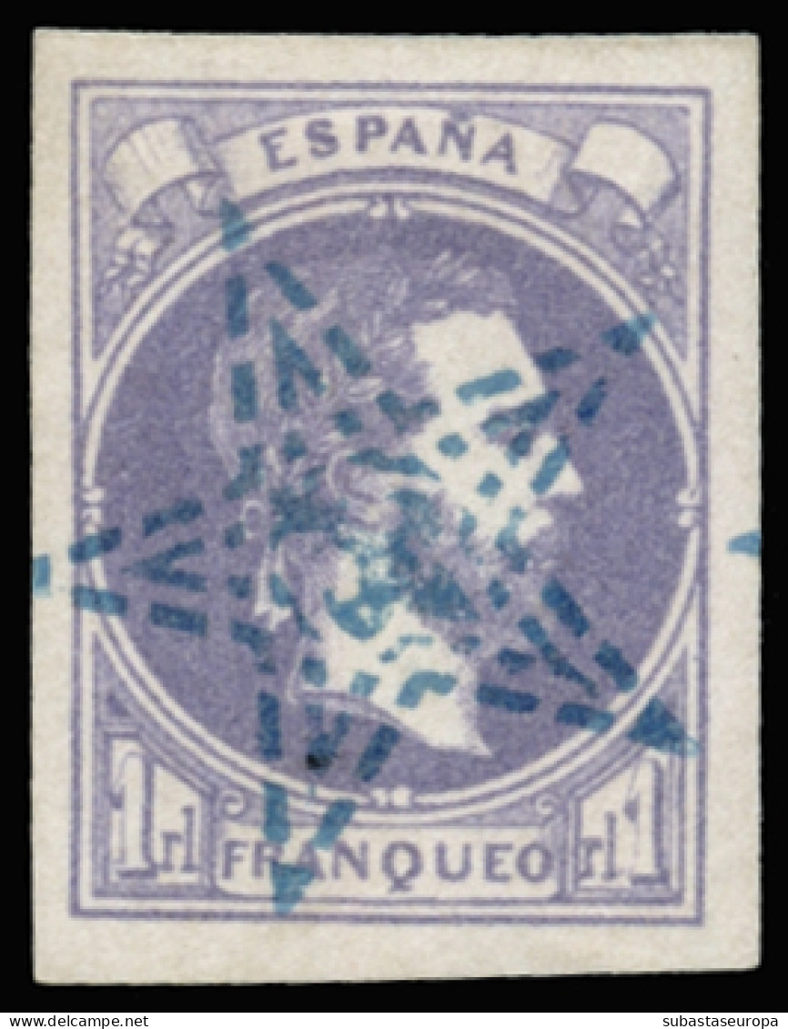 Ø 158. Correo Carlista. Matasello Flor De Lis De Estella. Lujo. Cat. 400 €. - Carlists