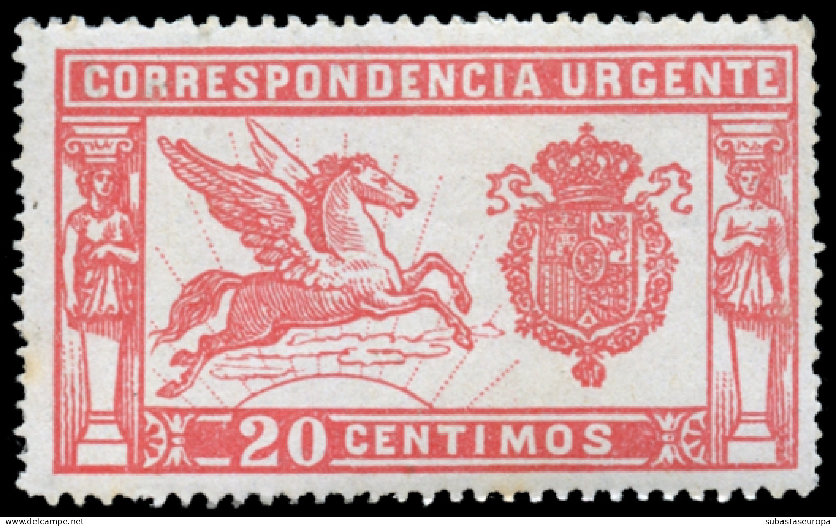 ** 256. Pegaso. Goma No Original. Aspecto De Lujo. Cat. +120 €. - Ungebraucht