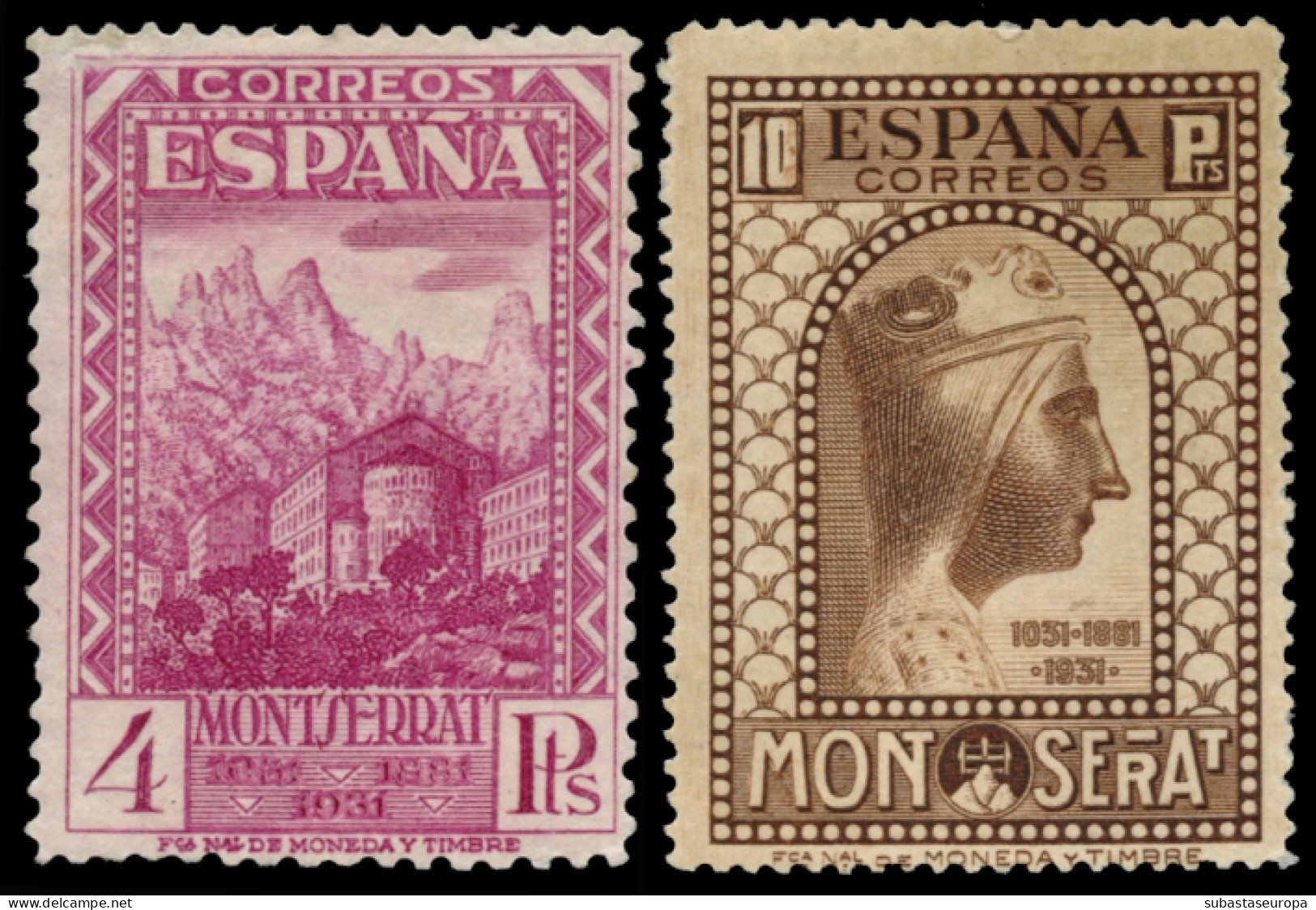 */** 636/49. Montserrat. Valores Clave Muy Bien Centrados. Cat. +1250 €. - Unused Stamps