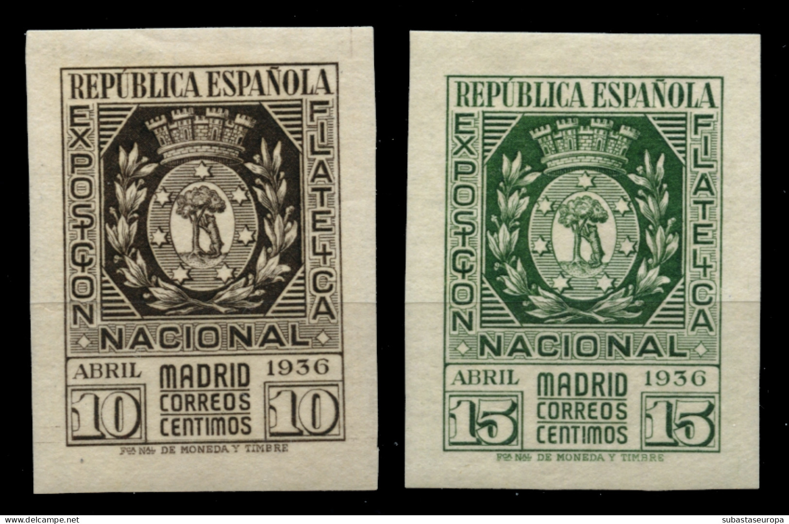 * 727/28. Expo Filatélica. Bonita. Cat. 110 €. - Unused Stamps