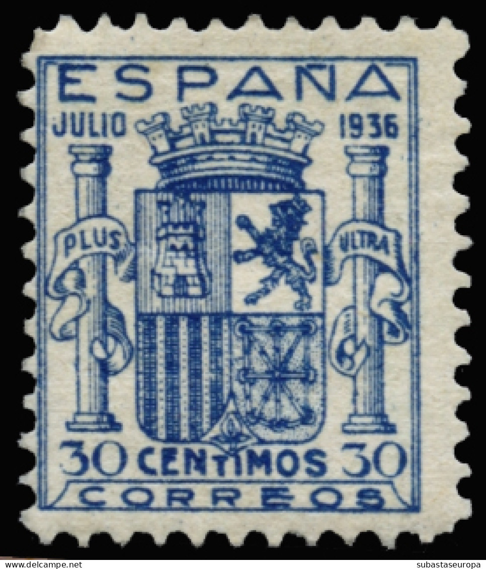 ** 801. Granada. Centraje De La Emisión. Según Dictamen Comex 'está Reengomado'. Cat. 1200 €. - Unused Stamps