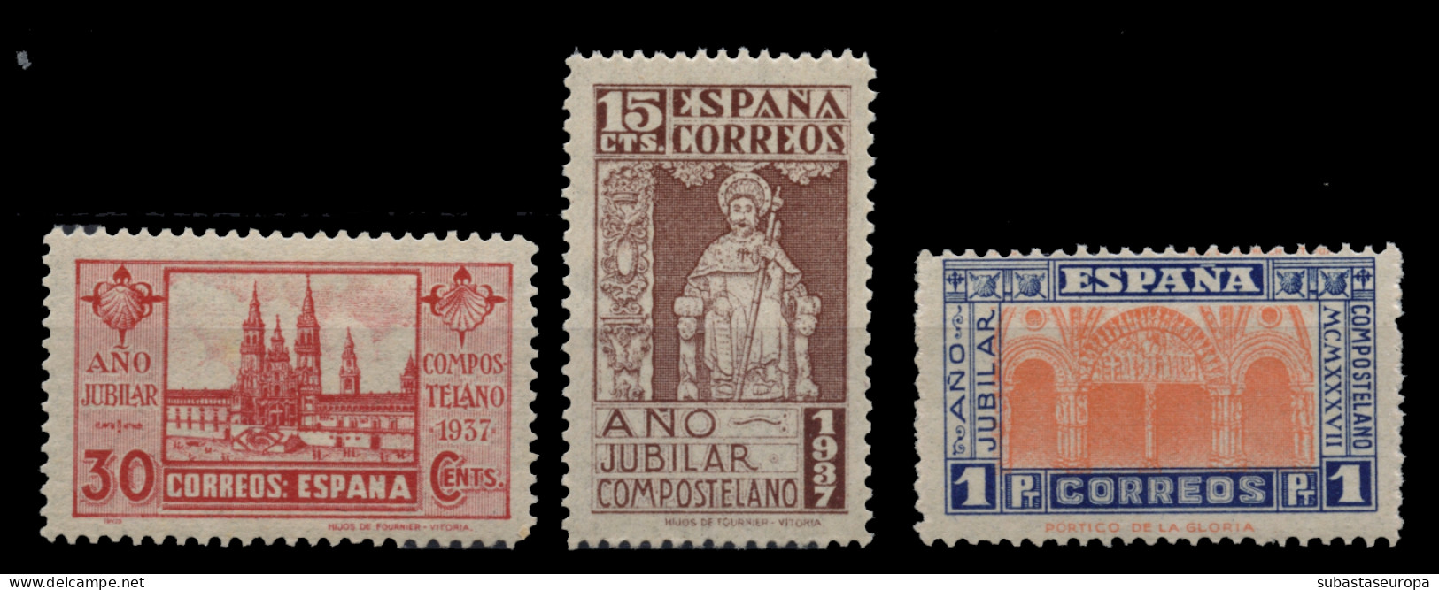 ** 833/35. Año Santo. El último Centraje Algo Justo. Cat. 80 €. - Nuevos