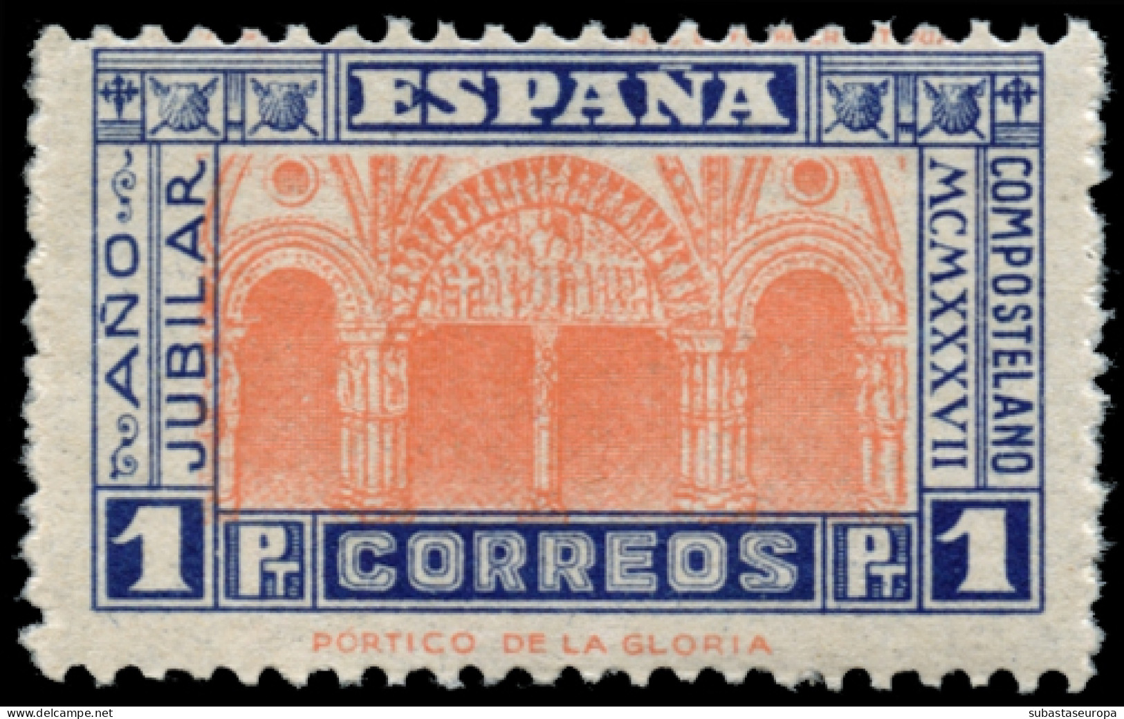 ** 833/35. Año Santo. El último Centraje Algo Justo. Cat. 80 €. - Unused Stamps