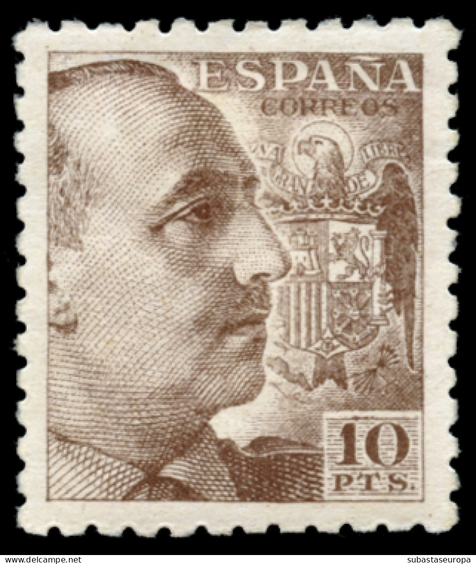 * 919/35. Franco. Algún Valor Bajo Sin Goma. Examinar. Cat. 275 €. - Unused Stamps