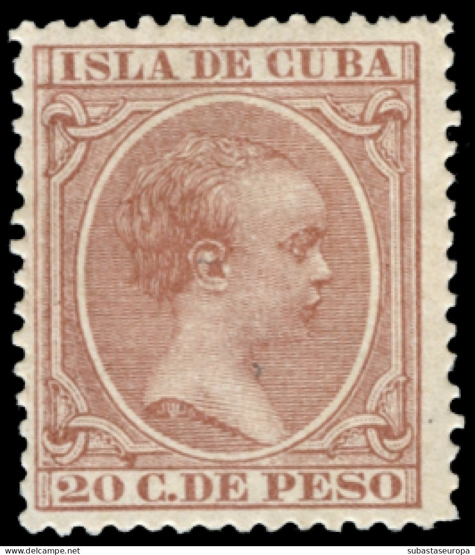 CUBA. * 130/39. Pelón. Centrajes Diversos. Cat. 150 €. - Cuba (1874-1898)