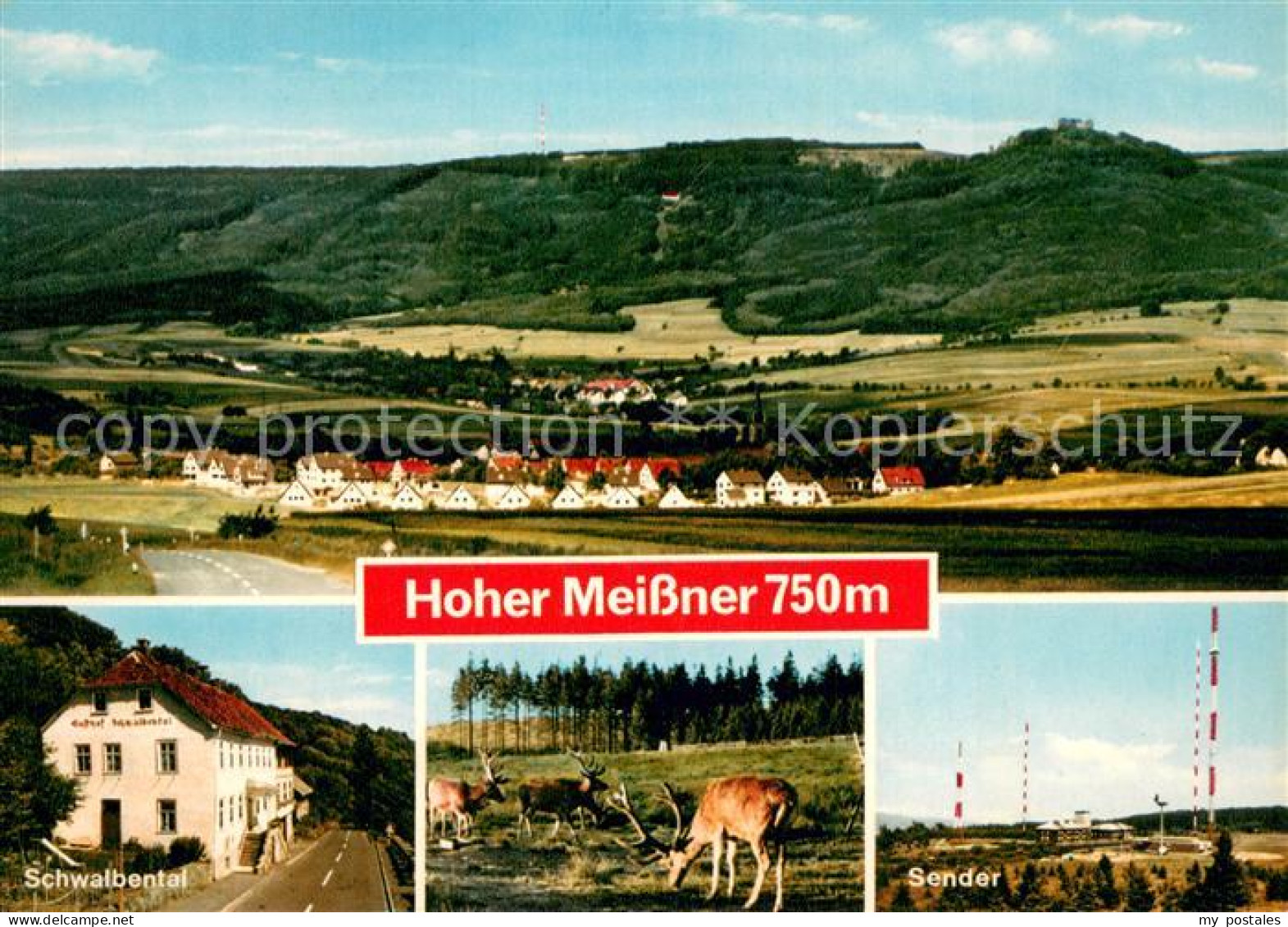 73786169 Vockerode Eschwege Panorama Hoher Meissner Cafe Restaurant Schwalbental - Autres & Non Classés