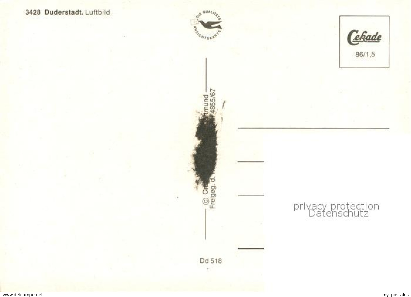 73786159 Duderstadt Fliegeraufnahme Duderstadt - Duderstadt