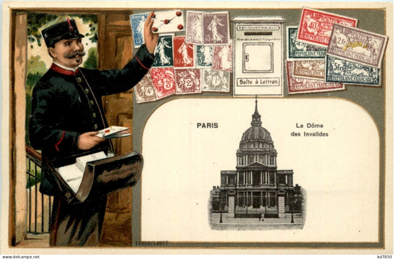 Paris - Litho - Timbres - Otros & Sin Clasificación