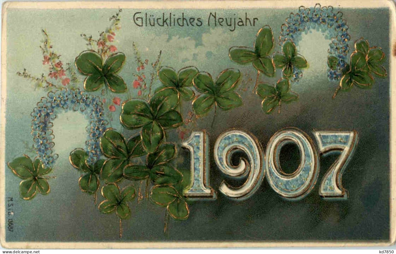 Neujahr - 1907 - New Year