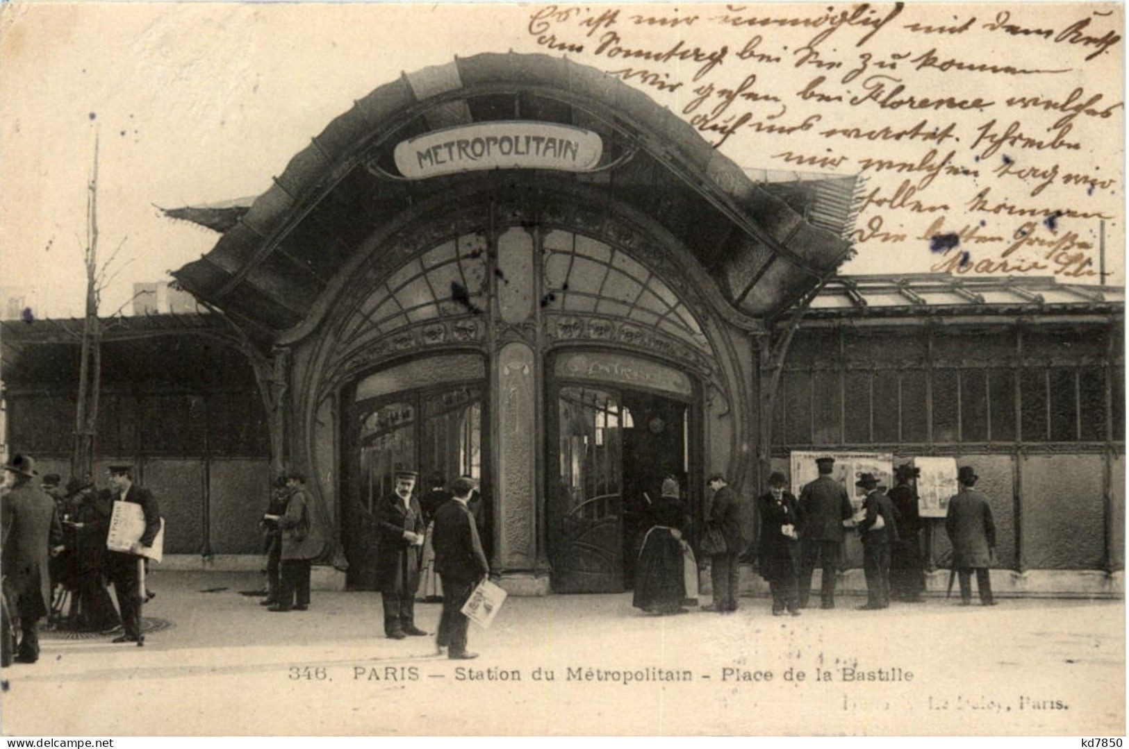 Paris - Station Du Metropolitain - Pariser Métro, Bahnhöfe