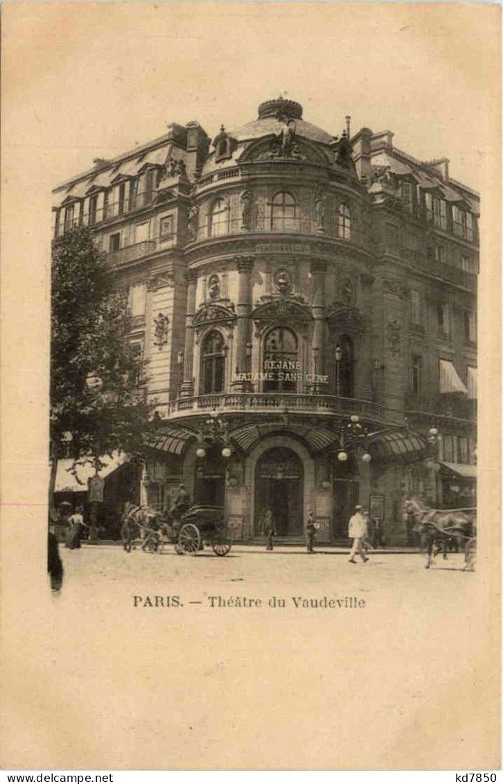 Paris - Theatre Du Vaudeville - Andere & Zonder Classificatie