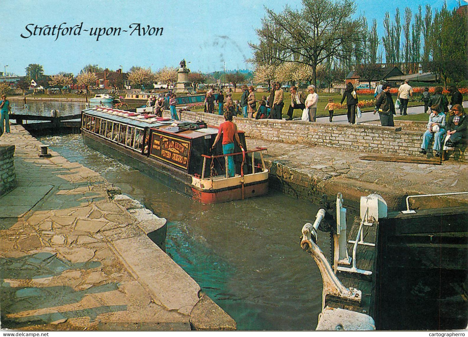 Navigation Sailing Vessels & Boats Themed Postcard Stratford Upon Avon Chanel Boats - Sailing Vessels