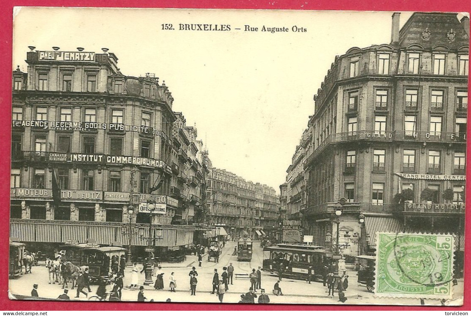 C.P. Bruxelles =  Rue  Auguste  Orts - Bruselas (Ciudad)