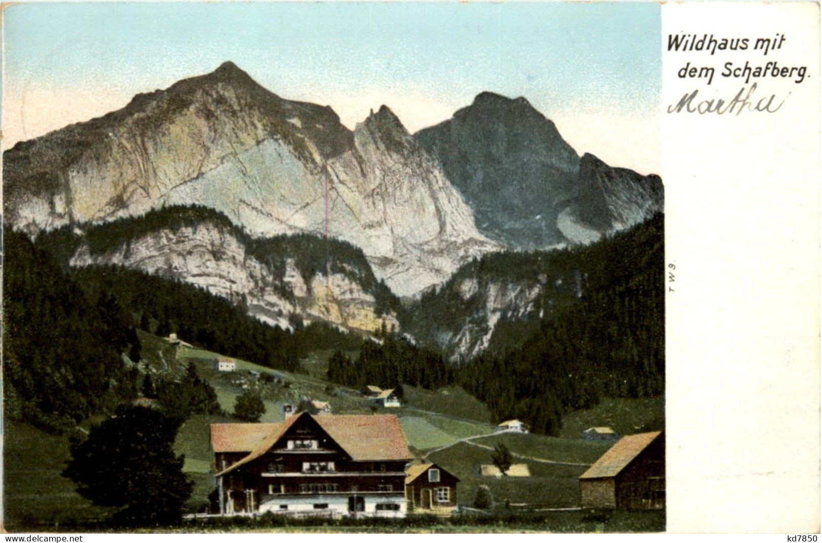 Wildhaus Mit Dem Schafberg - Wildhaus-Alt Sankt Johann