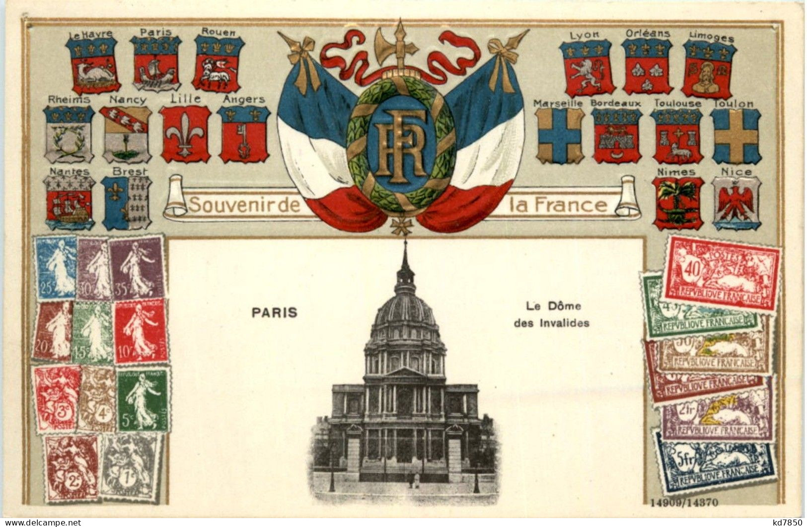 Paris - Litho - Timbres - Andere & Zonder Classificatie