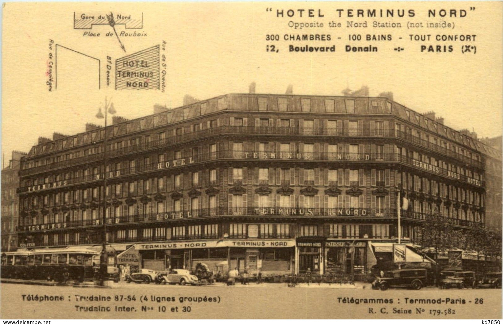 Paris - Hotel Terminus - Arrondissement: 05