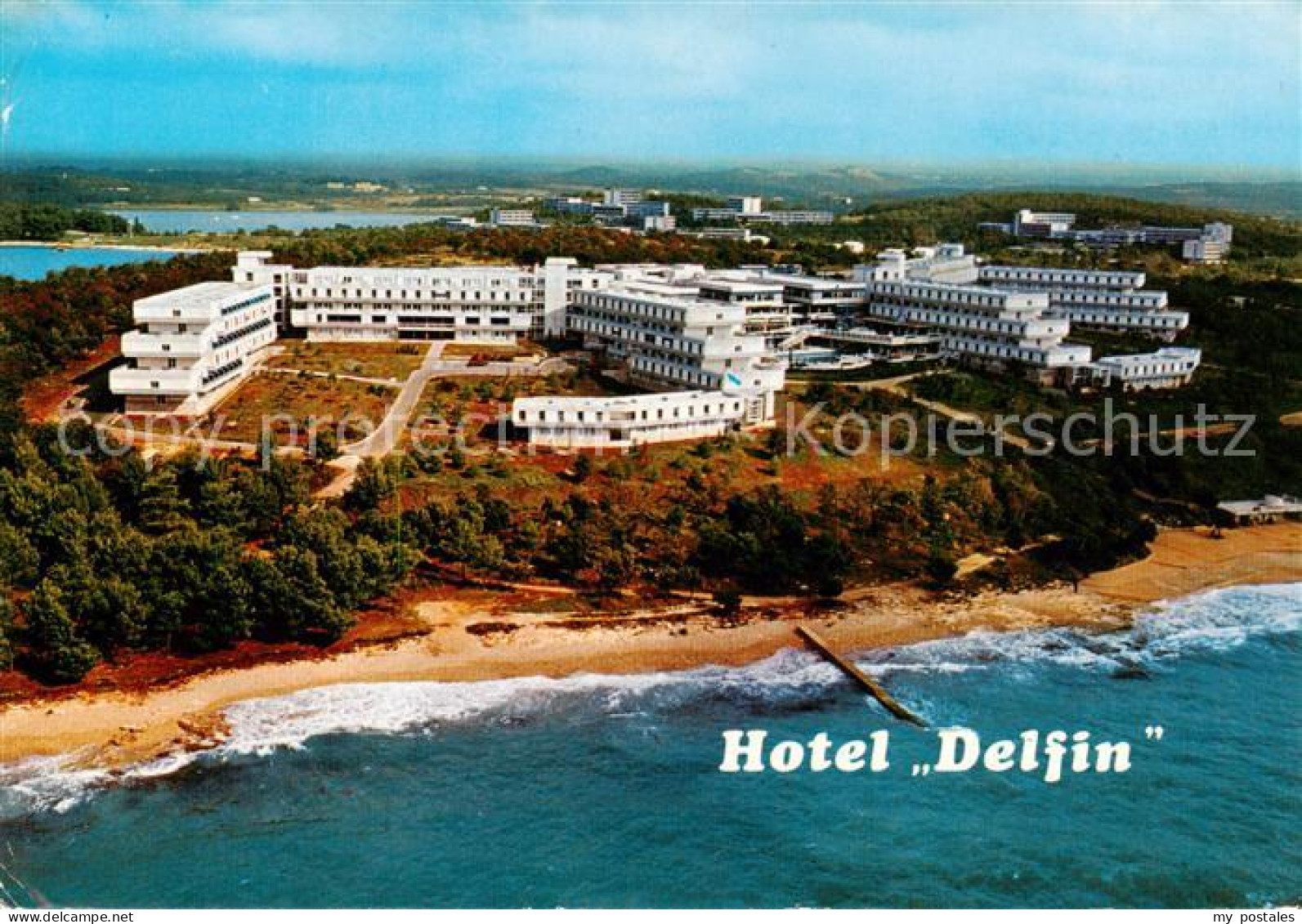 73786084 Porec Croatia Fliegeraufnahme Hotel Delfin  - Croazia