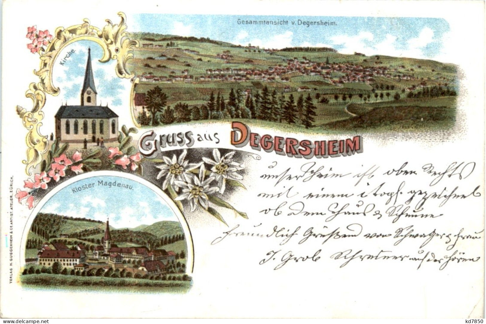 Gruss Aus Degersheim - Litho - Degersheim