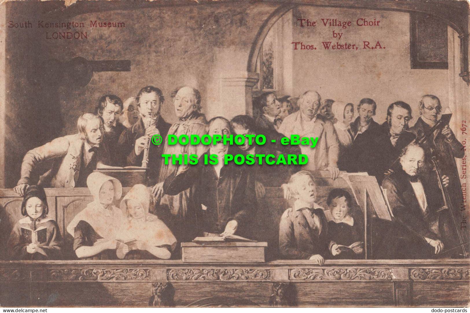 R531169 South Kensington Museum. London. Village Choir. Thos. Webster R. A. Wren - Other & Unclassified