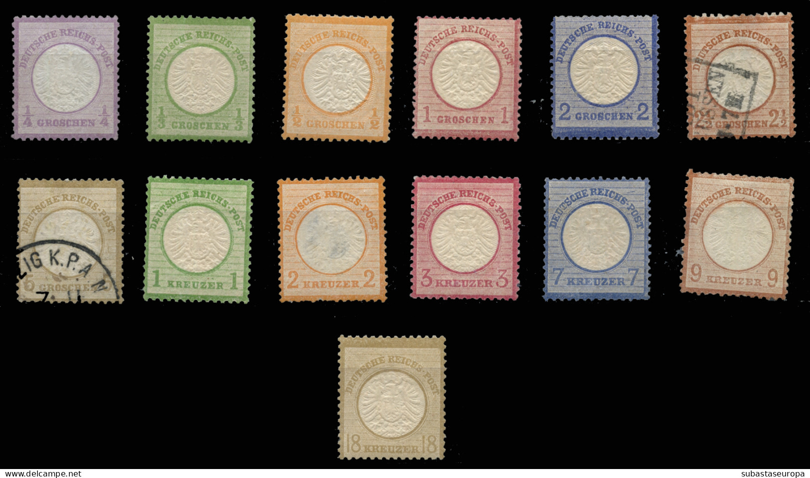 ALEMANIA IMPERIO. */(*) 13/17, Ø 18/19 Y */(*) 20/25. Calidad Diversa. Cat. 1646 €. - Unused Stamps