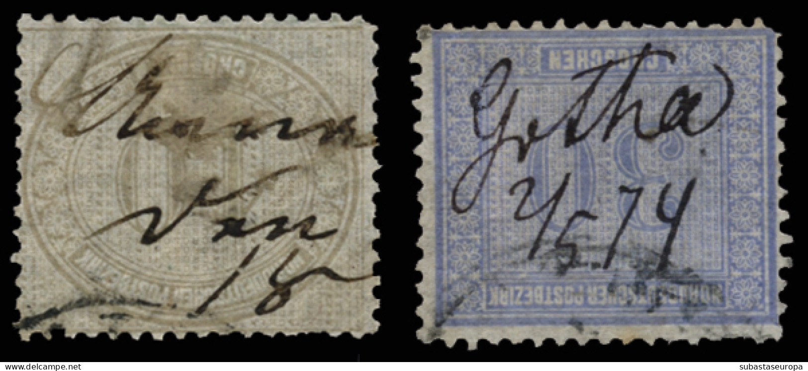 ALEMANIA IMPERIO. Ø 26/27. Obliteración A Pluma. Cat. 950 €. - Used Stamps