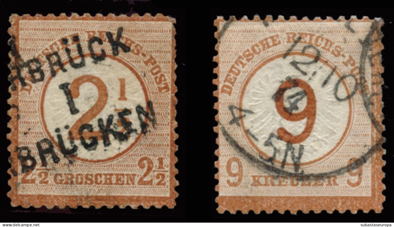 ALEMANIA IMPERIO. Ø 28 Y 29. Cat. 450 €. - Used Stamps