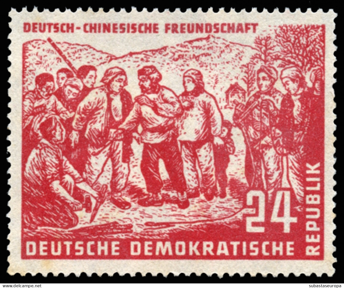 ALEMANIA DEMOCRÁTICA. (*) 38/40. Cat. 450 €. - Neufs