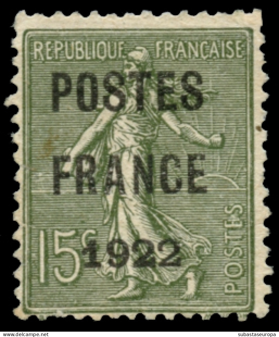 FRANCIA. Preobliterados. (*) 31. Ligeros Defectos. Marquilla Brun. Examinar. Cat. 1750 €. - 1893-1947