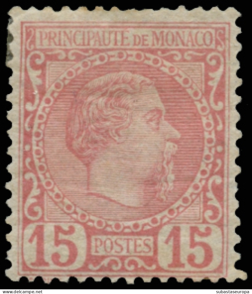 MÓNACO. * 5. Ligerísimas Sombras Del Tiempo. Centraje Habitual. Cat. 510 €. - Unused Stamps