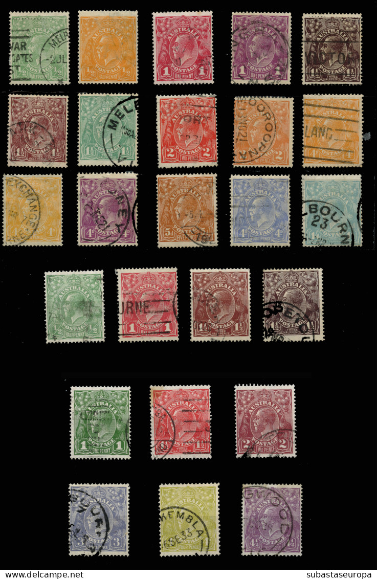 AUSTRALIA. Confederación.  Ø 18/31, 32/35 Y 36/41. Cat. 131 €. - Gebraucht