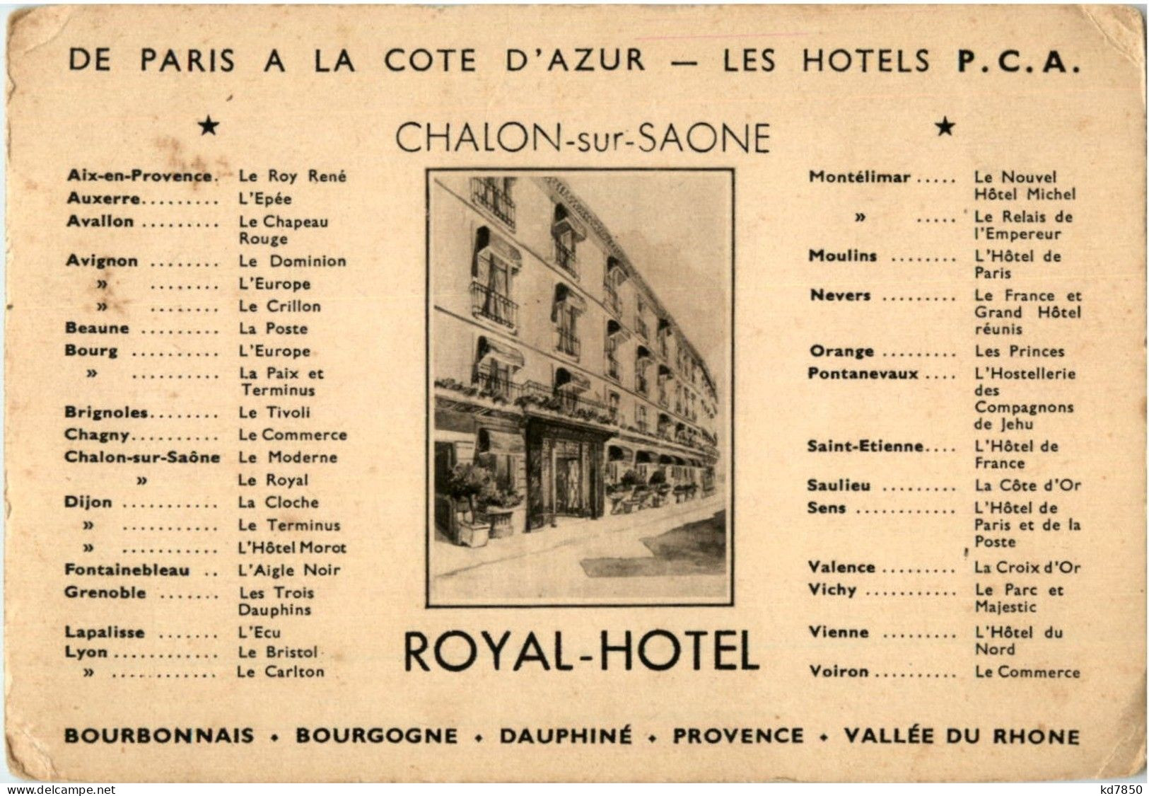 Chalon Sur Saone - Royal Hotel - Chalon Sur Saone