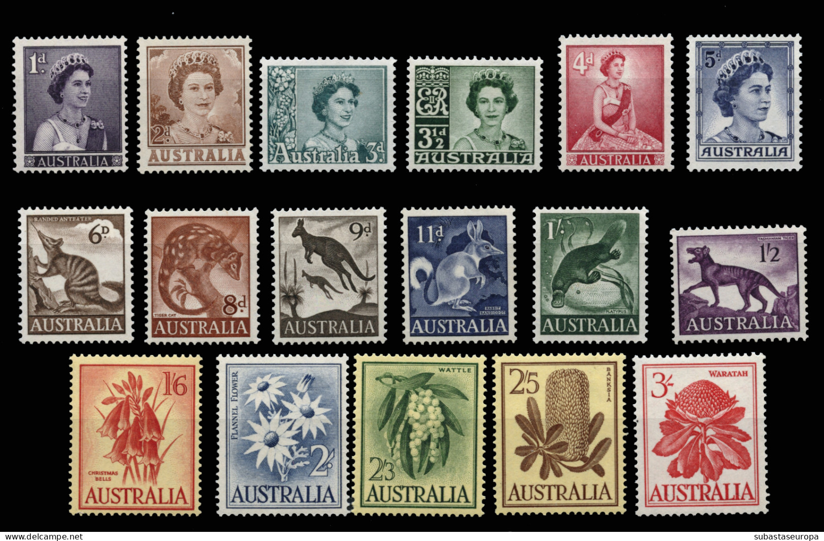 AUSTRALIA. * 249/59. Fauna Y Flora. Preciosa. Cat. 55 €. - Mint Stamps