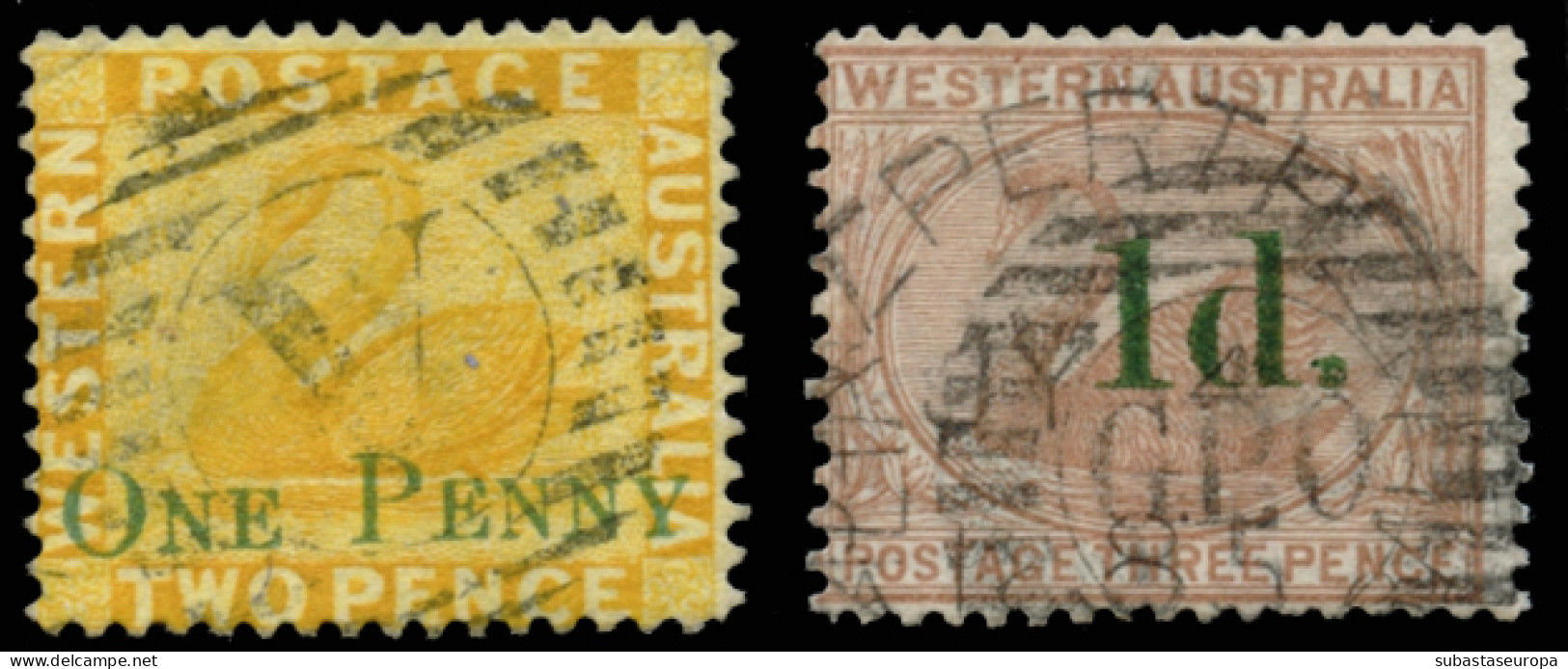 AUSTRALIA OCCIDENTAL. Ø 26/27. Cat. 95 €. - Used Stamps