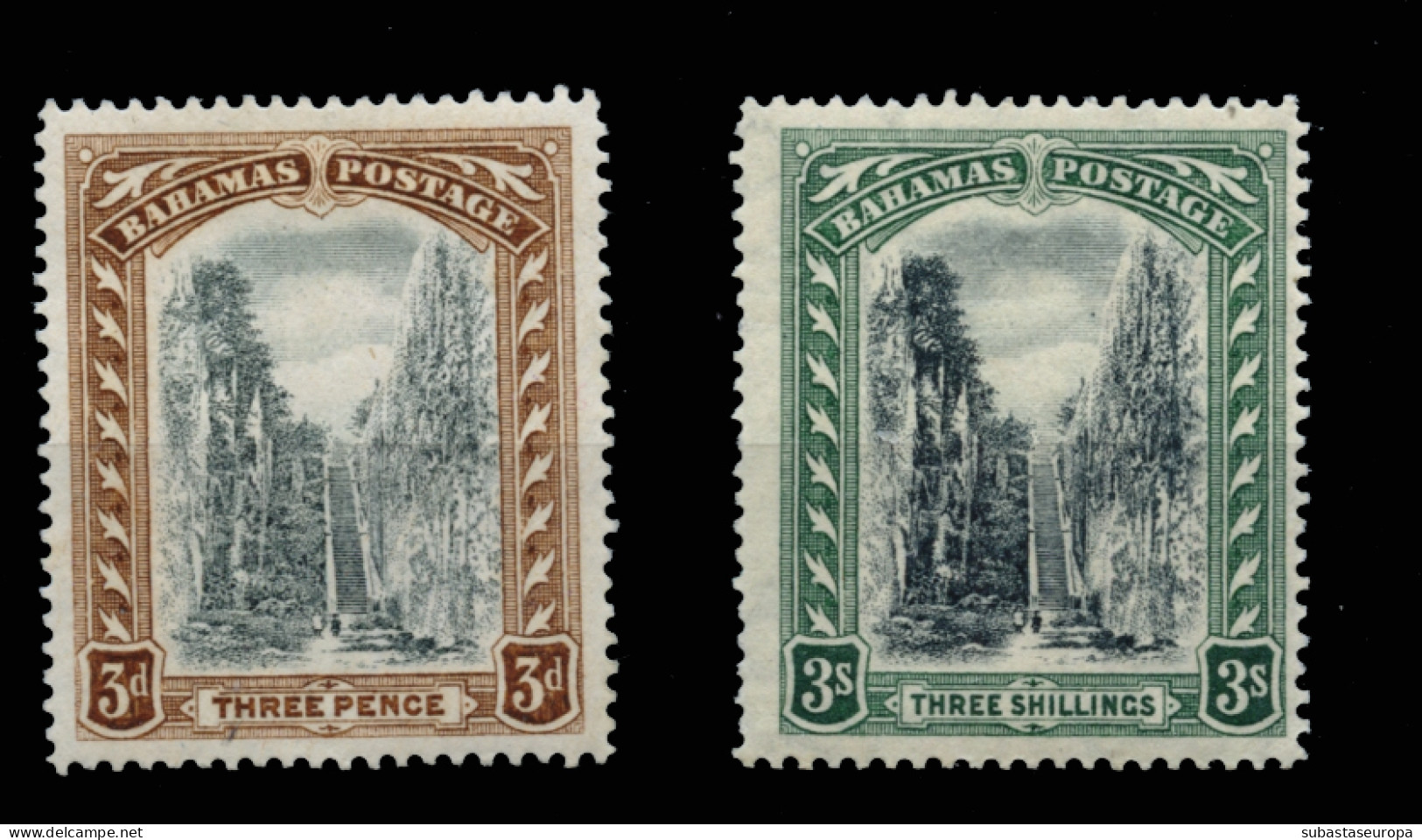 BAHAMAS. * 53/54. Preciosos. Cat. 79 €. - 1859-1963 Colonia Británica