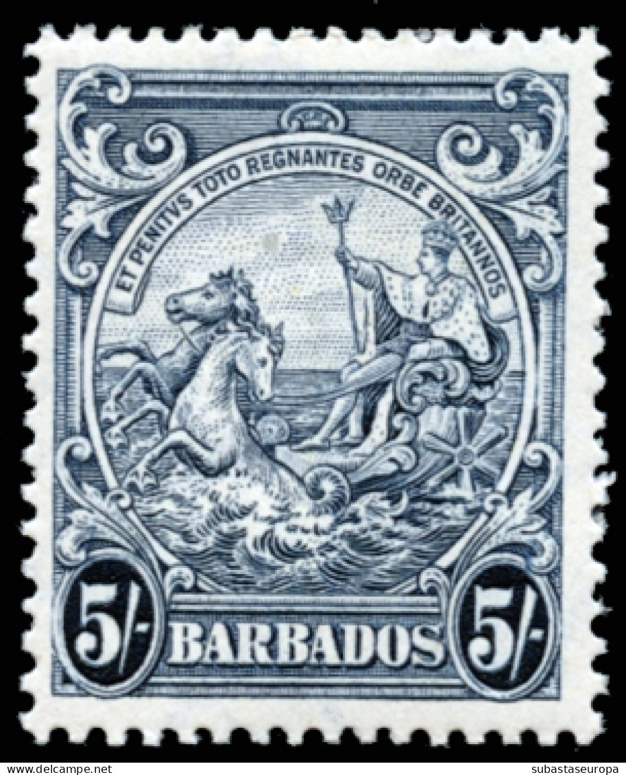 BARBADOS. * 167/75A. Tipo A. Preciosa. Cat. 220 €. - Barbados (...-1966)