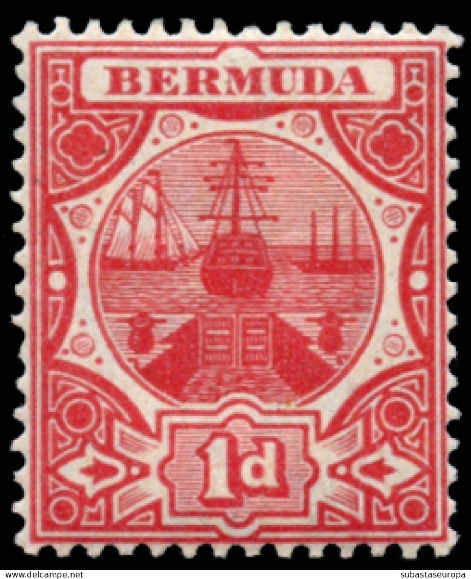 BERMUDAS. * 29/37. Tema Barcos. Bonita. Cat. 165 €. - Bermuda