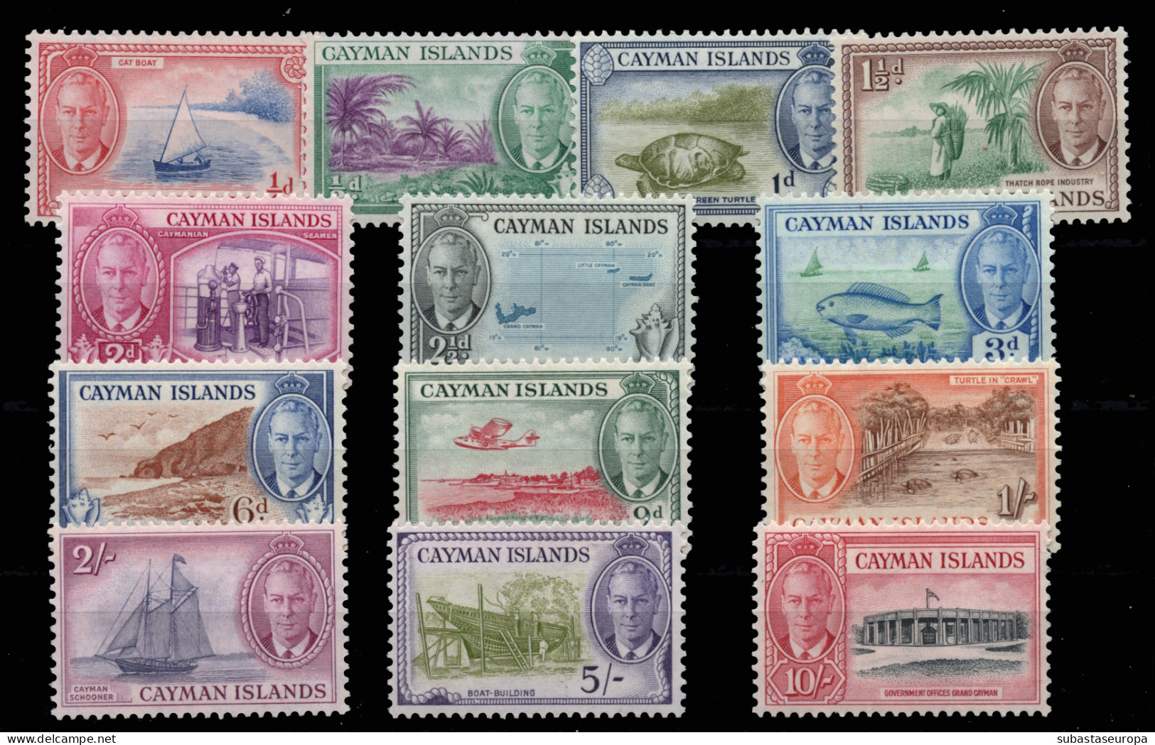 ISLAS CAIMÁN. * 126/38. Bonita. Cat. 75 €. - Kaaiman Eilanden