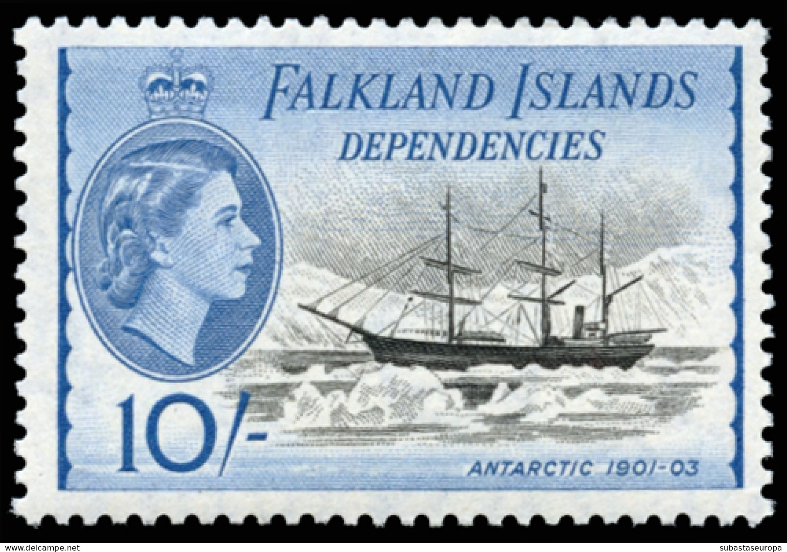 FALKLAND. Dependencia Sheetland Del Sur. * 51/65. Invisible Señal De Fijasellos. Lujo. Cat. 340 €. - Islas Malvinas