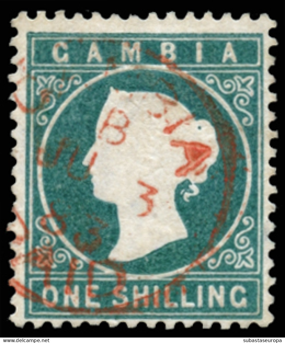 GAMBIA. Ø 5/11. Preciosa. Cat. 364 €. - Gambie (...-1964)