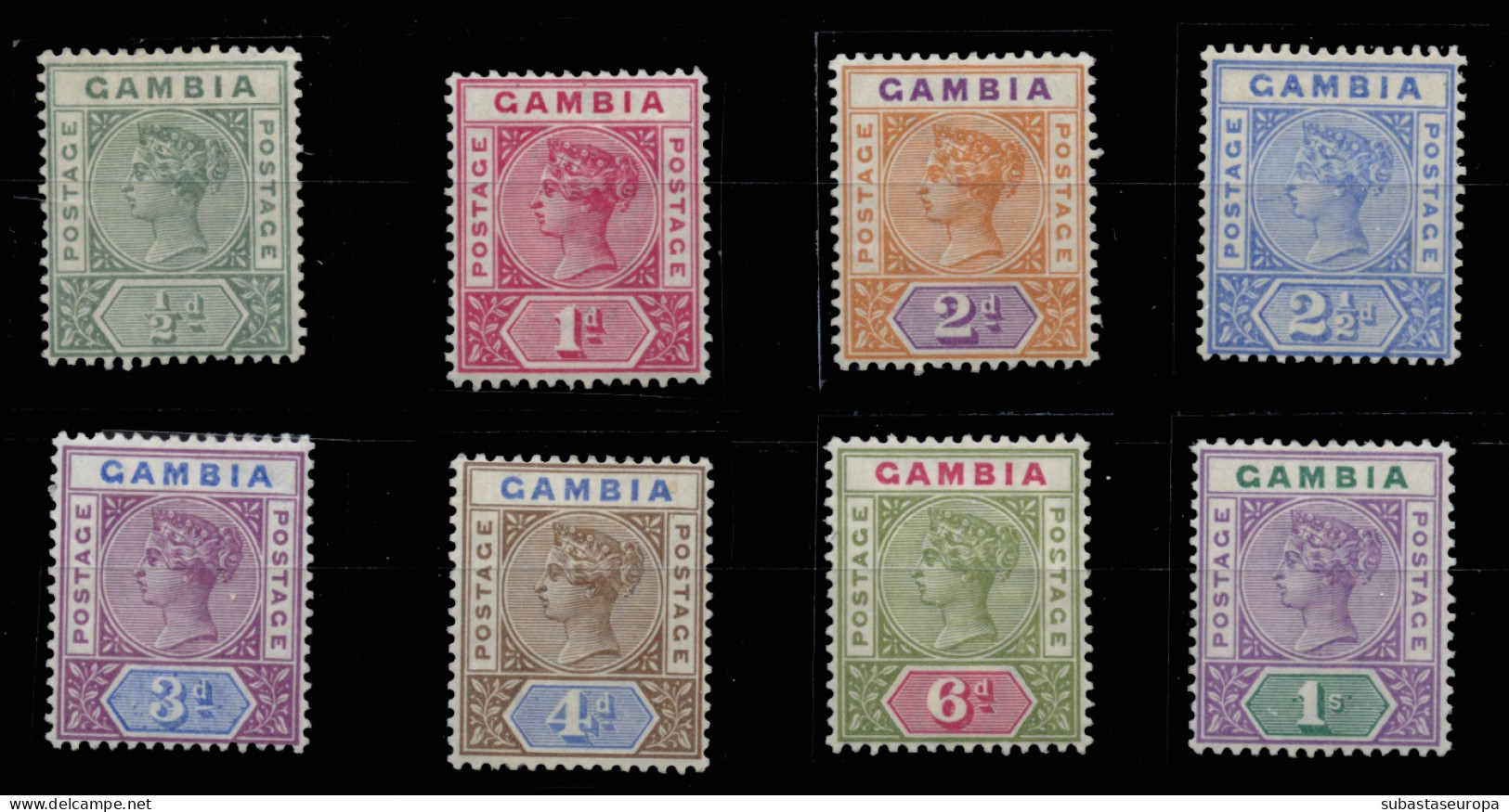 GAMBIA. * 20/27. Cat. 100 €. - Gambia (...-1964)