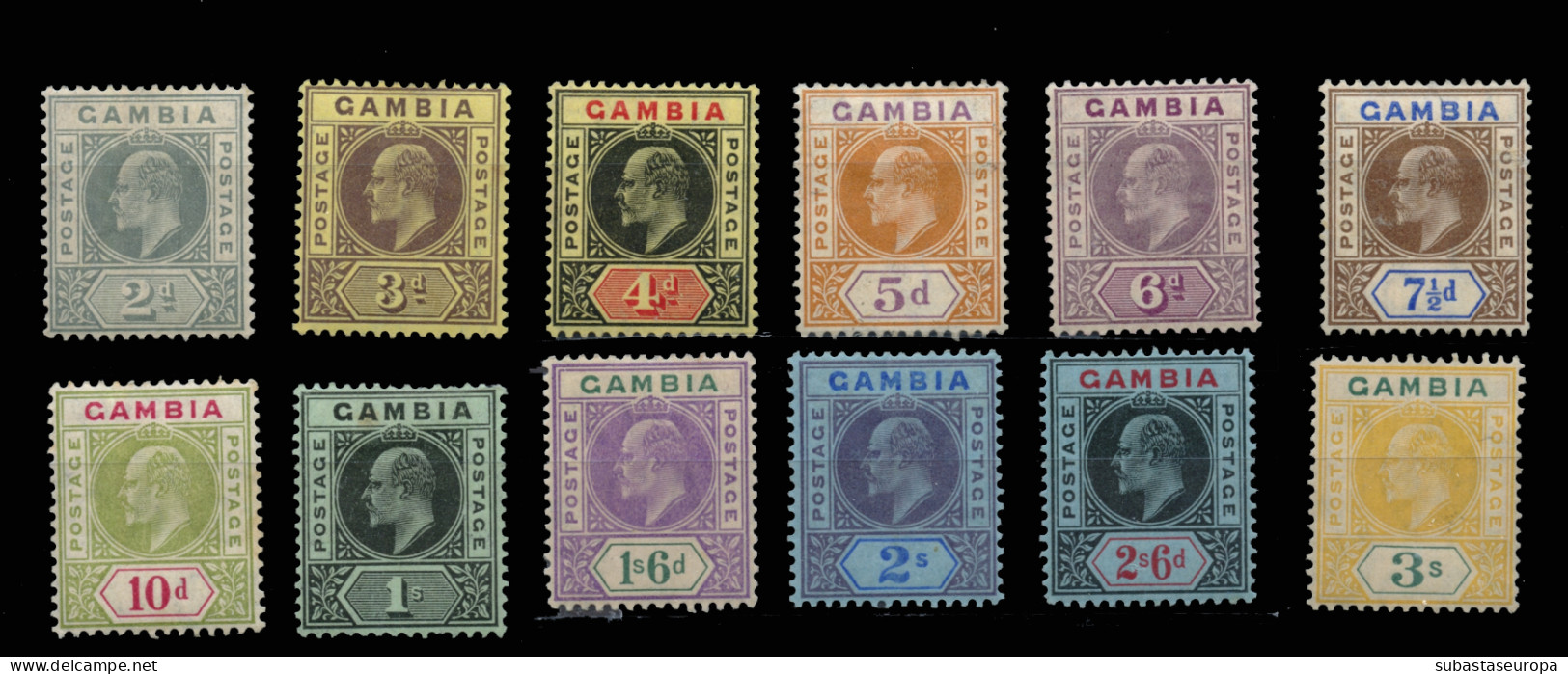 GAMBIA. * 54/65. Bonita. Cat. 160 €. - Gambia (...-1964)