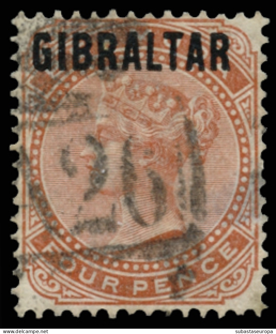 GIBRALTAR. Ø 1/5. Serie Corta. Calidad Diversa. Cat. 276 €. - Gibilterra