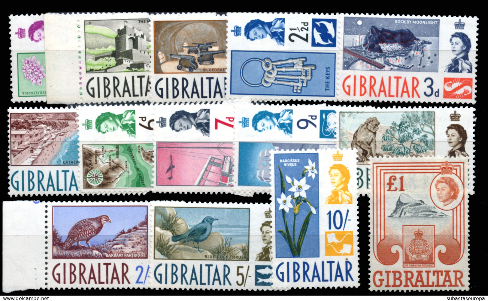 GIBRALTAR. ** 145/58. Muy Bonita. Cat. 100 €. - Gibraltar