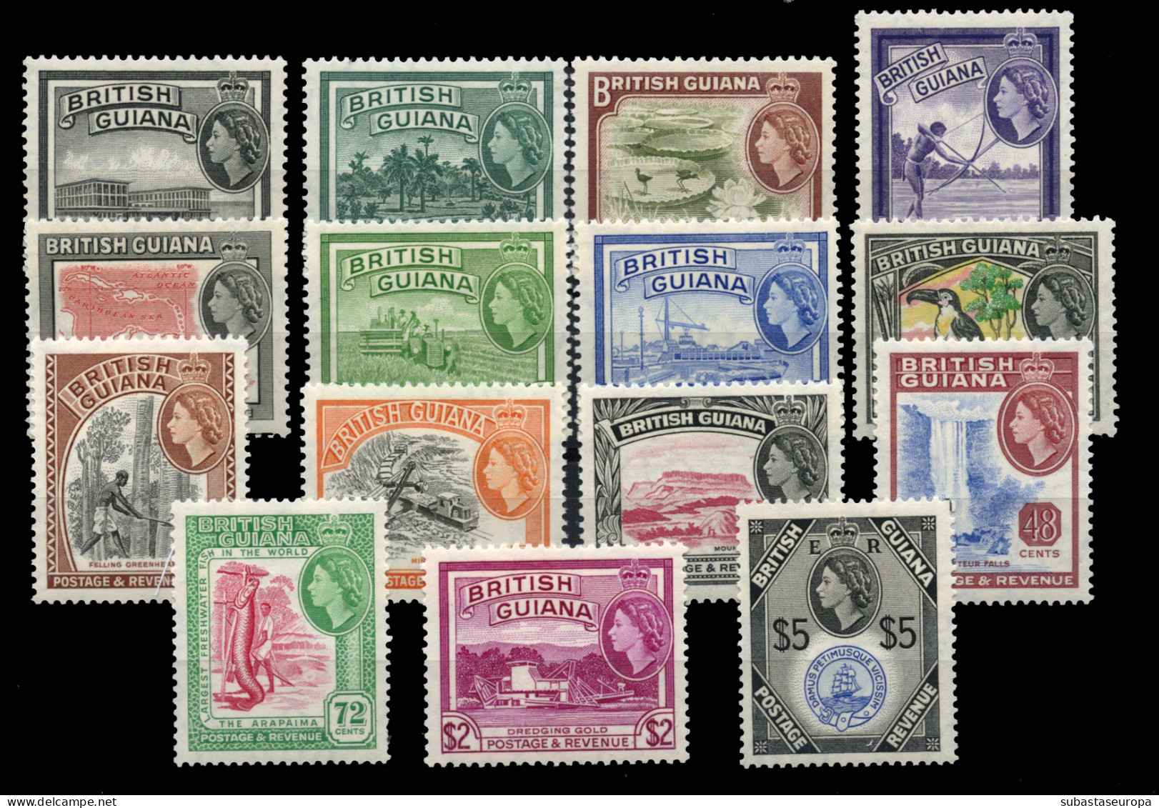 GUYANA. * 185/99. Preciosa. Cat. 80 €. - Brits-Guiana (...-1966)